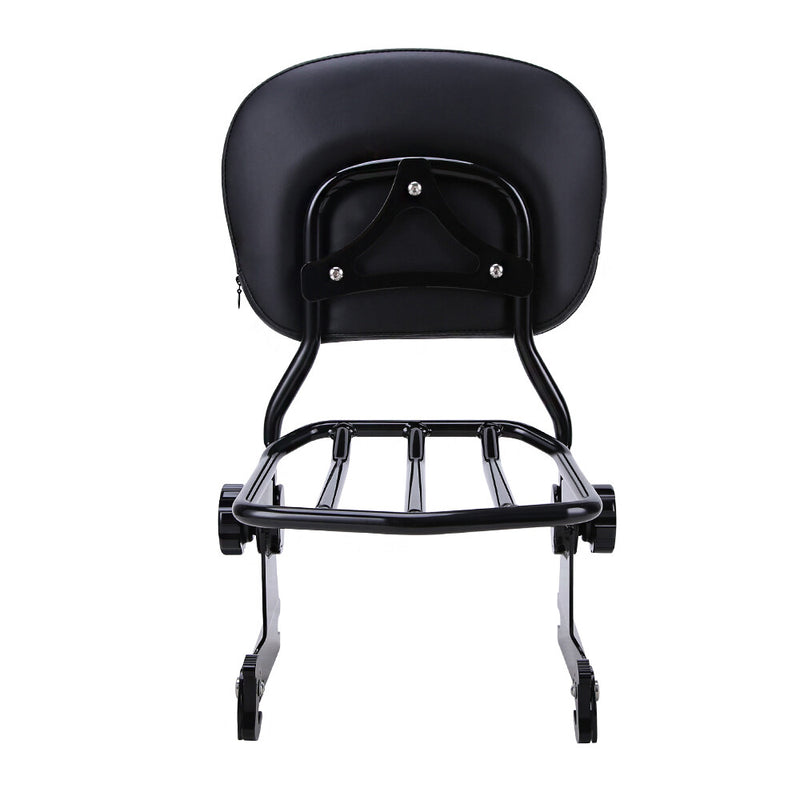 Sissy Bar Backrest with Luggage Rack for Harley 883 1200 Custom 1994-2003
