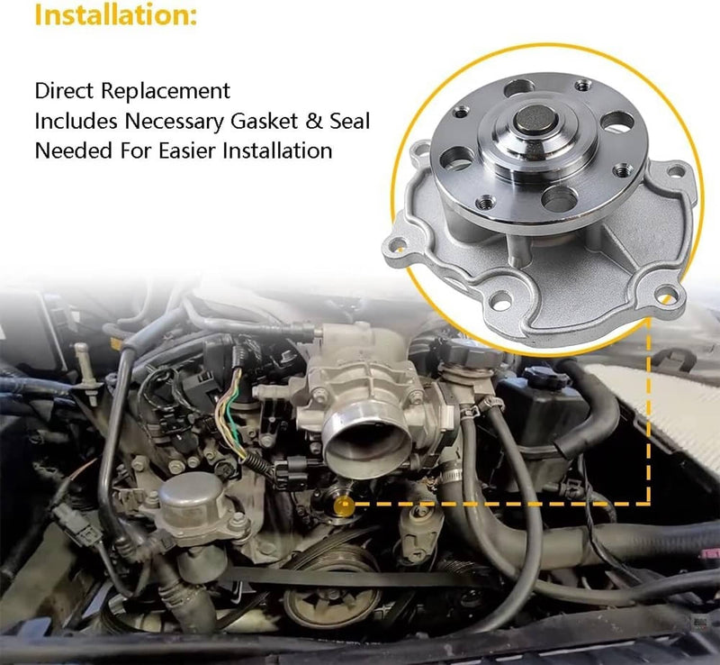 12637479 Water Pump for GMC Acadia Buick Enclave Chevy Traverse 3.6L 07-16