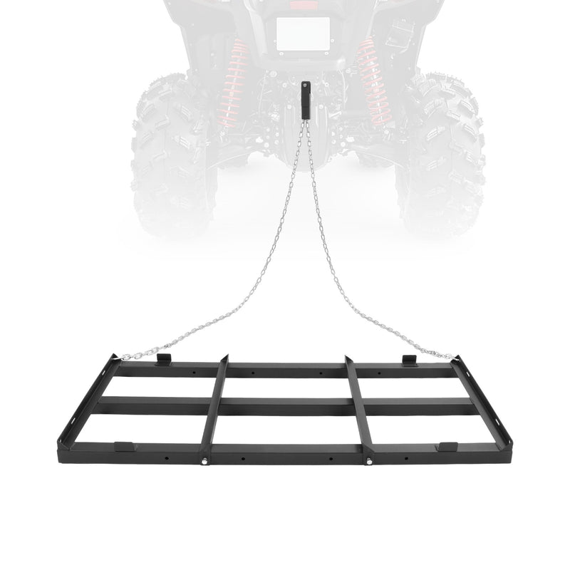 4FT Heavy Duty Tow Behind Drag Harrow Driveway Grader For ATV UTV Tractor