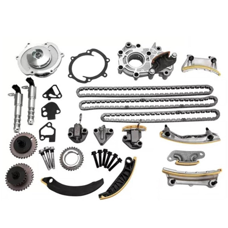 Timing Chain Kit Oil Pump Water Pump VTC Solenoid for 07-16 Cadillac Suzuki