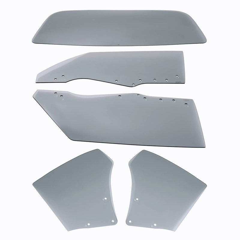 DURAFORCE Quarter Door Glass for Chevelle Malibu 1970-1972 2 Door Hardtop Dark