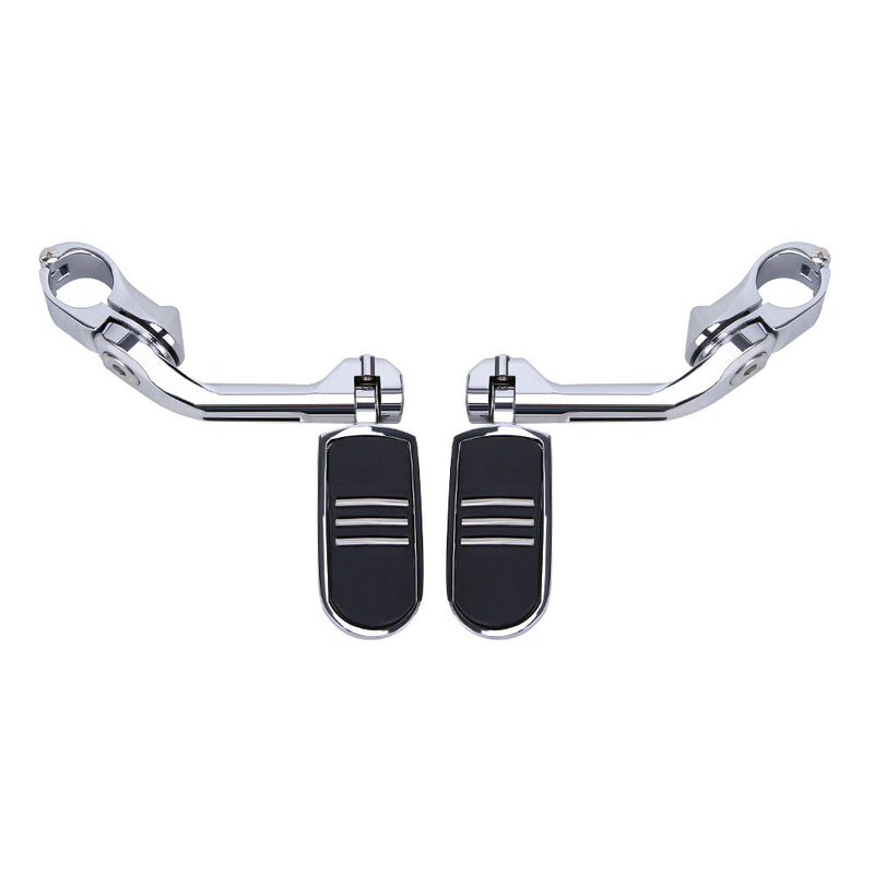 1.25" 1-1/4" Highway Long Foot Pegs 32mm for Harley Touring Road Street Glide