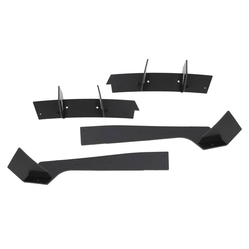 DURAFORCE Rear Bumper Diffuser Rear Side Splitter PE for Ford Mustang 2018-2021 19 20