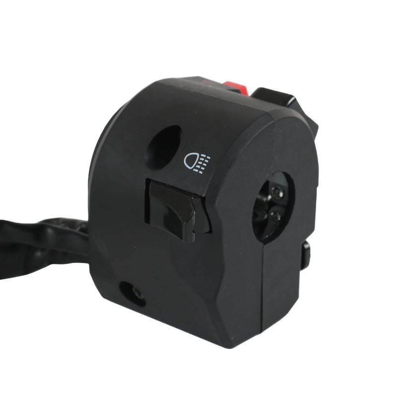 7/8" Handlebar Horn Turn Signal Fog Light Controller Switch for Motorcycle