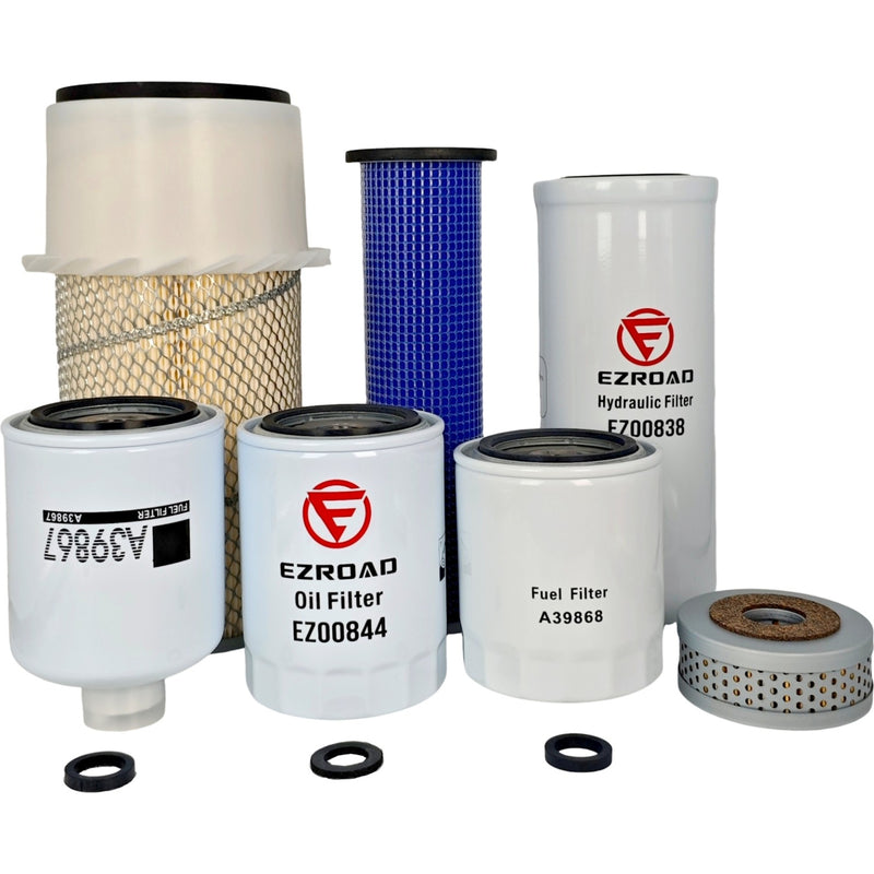 Filter Kit for Case 480D 480LL Hydraulic Oil Fuel Steering Outer Inner