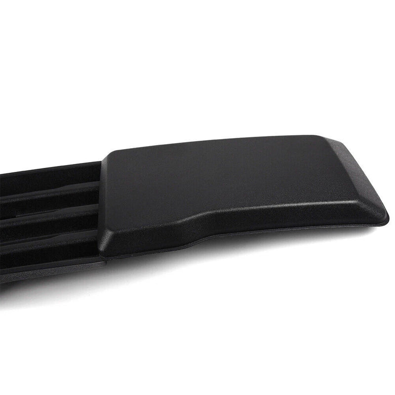 DURAFORCE Front Bumper Trim & License Plate Fit For 2015 2016 2017 Ford F-150 F150 Black