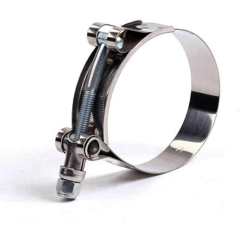 2" Inch Polished Aluminum Intercooler Pipe Kit & Silicone Hose & Clamp Universal
