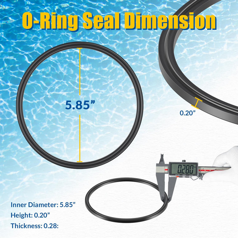 R0623300 O-Ring Seal & R0623400 Relief Valve for Zodiac CLC500 Leaf Catcher