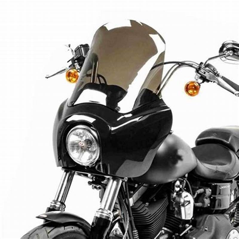 Front Upper Fairing and 15" Windshield for Harley Dyna FXDB FLD Switchback FXDL