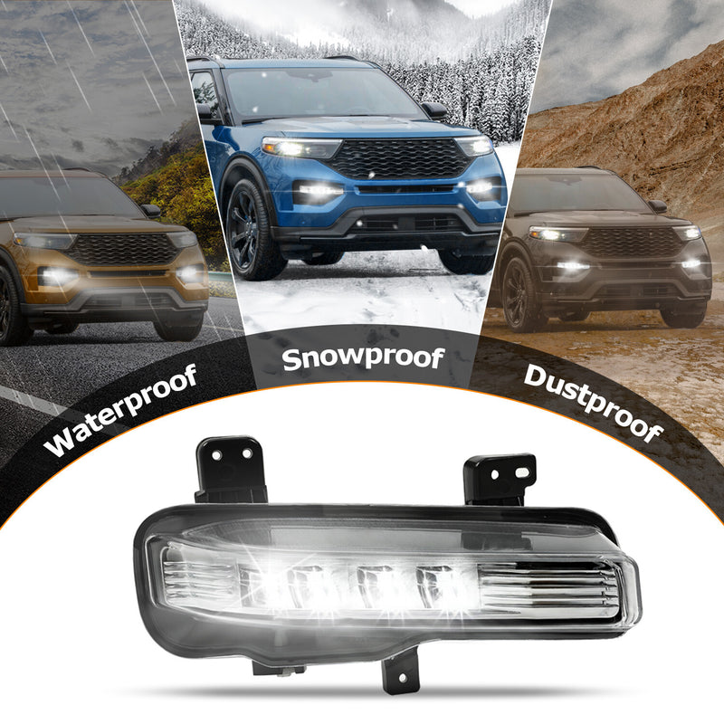LED Right Passenger Side Fog Light Lamp for Ford Explorer 2020-2022 2023