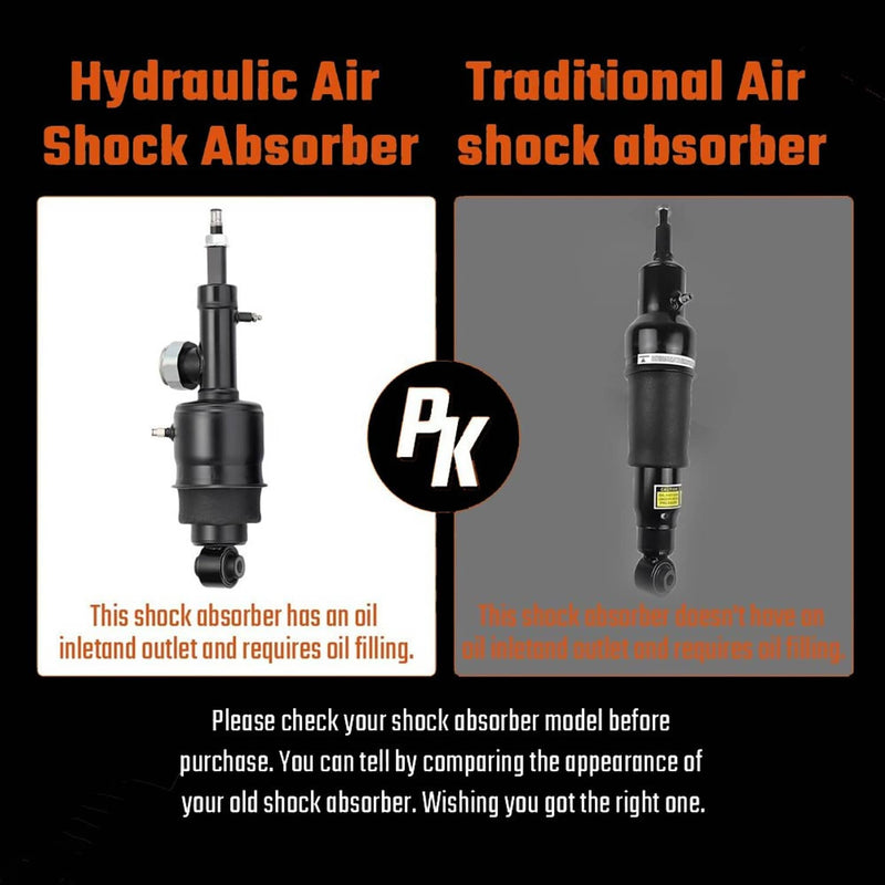 2Pcs Rear Hydraulic Air Suspension Shock Struts for Infiniti QX56 QX80 2011-2021
