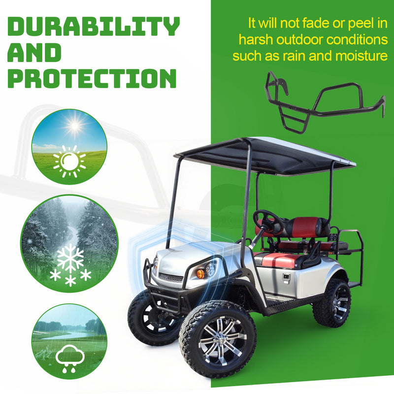 Powder Coated Front Brush Guard for EZGO Express L4 S4 L6 S6 2012-Up