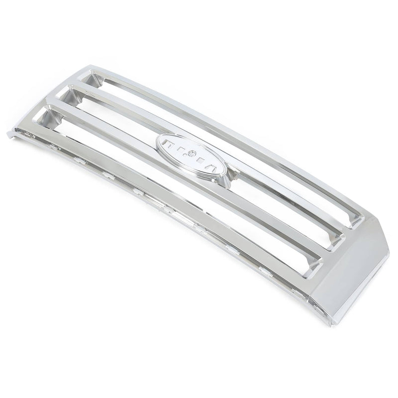 DURAFORCE Front Grille Assembly Chrome Shell And Insert for Ford Expedition 2007-2014