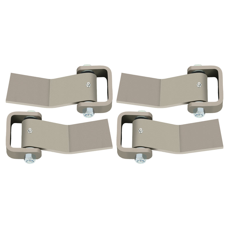 4 Strap Style Long Leaf Steel Weld On Dump Trailer Door Hinge Greaseable Cargo