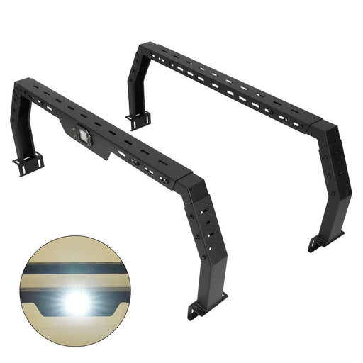 DURAFORCE LED Bed Rack for Ford F150 Frontier Silverado1500 Sierra Colorado for Ram 1500