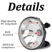 DURAFORCE Fog Lights for 2007-2014 for Chevy Tahoe Avalanche Suburban for GMC Yukon