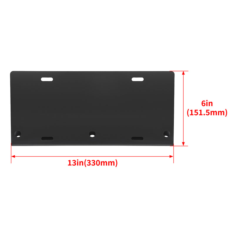 Aluminum Front License Plate Holder Mounting Bracket for Ford Bronco 2021-2024