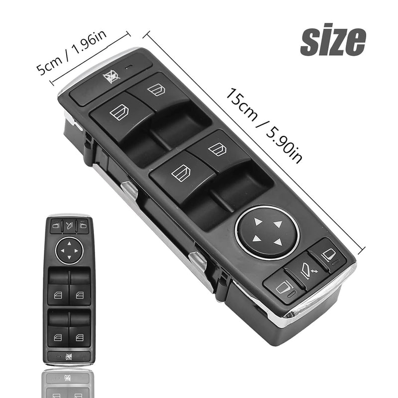 1669054400 Power Window Master Switch Black for Benz W166 X156 GL450 ML350