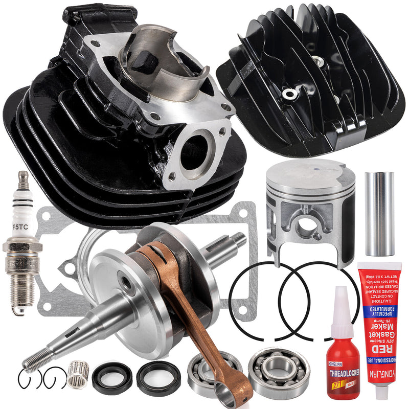 Piston Cylinder Crank Motor Rebuild Gasket Kit for Yamaha Blaster 200 ATV YFS200