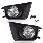 DURAFORCE For 2012-2015 Toyota Tacoma Clear Bumper Driving Fog Lights + Switch + Bulbs Kit