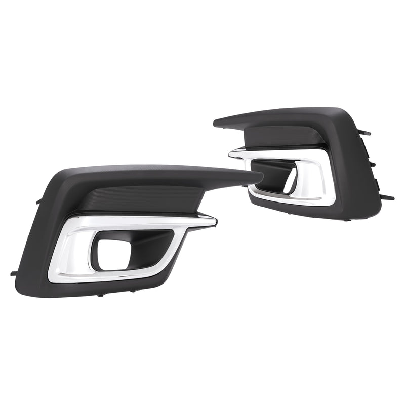 Pair Fog Light Lamp Covers Bezels for Subaru Legacy 2018-2019 Left Right Side