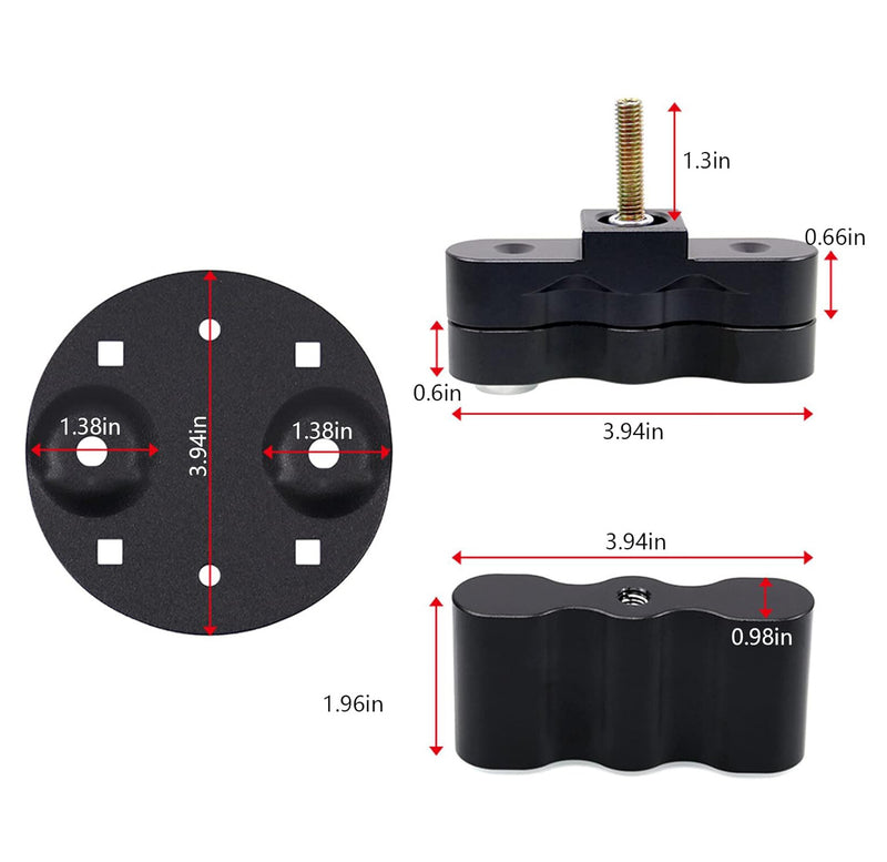 RX-LOX-PM RX-PM Pack Mount Lock for Rotopax Standard Black