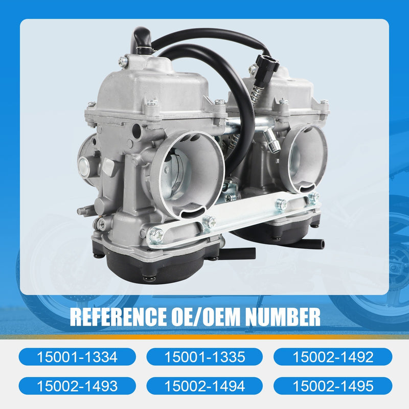 15001-1334 15002-1492 Carburetor for Kawasaki Ninja 500 EX500 GPZ500 1987-2009