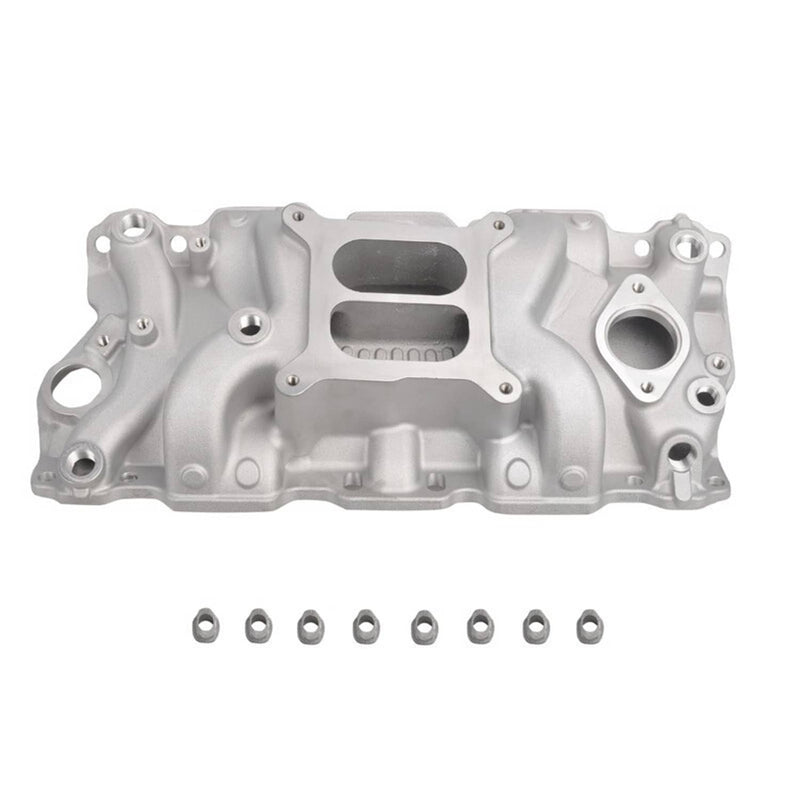 22026 Aluminum Dual Plane Intake Manifold for SBC Chevy 350 Small Block