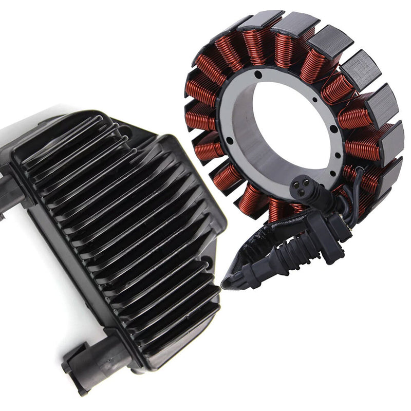30017-08 74631-08 3-Phase Stator & Regulator for Harley Dyna 2008-2016