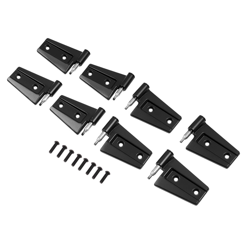 External Body Door Hinges Replacement Kit for Jeep Wrangler JK 2007-2018 8PCS