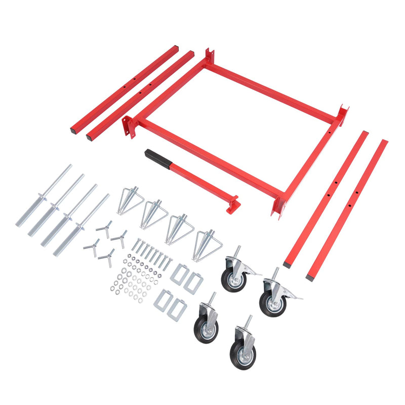 DURAFORCE Rotating Portable Wheel Paint Stand Rim Painting Rack Holder Drying Repair
