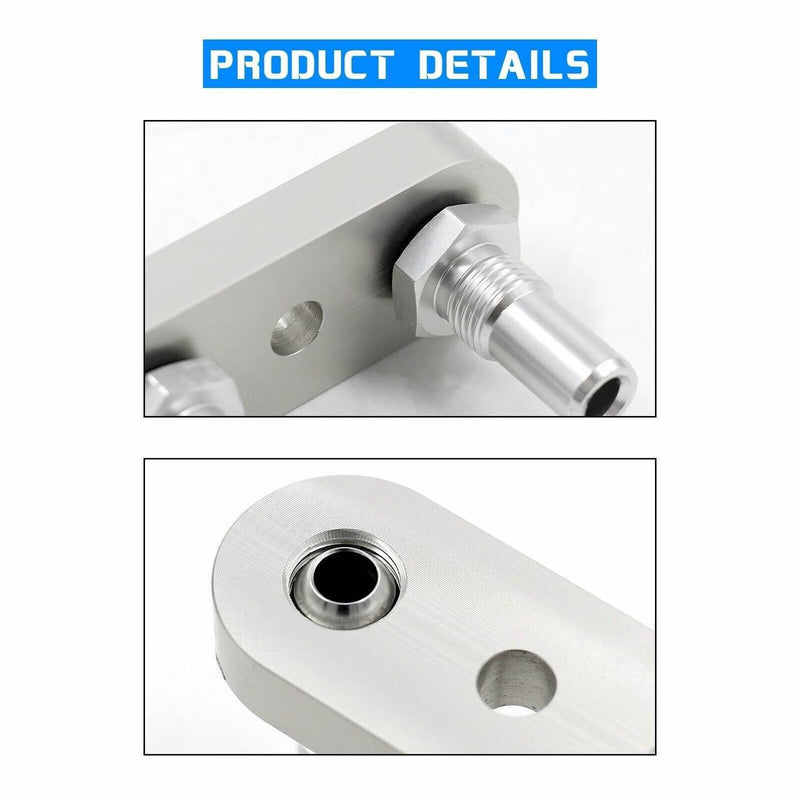 Transmission Cooler Line Adapter Plate 6AN Fittings 6L80E 6L90E 8L90E