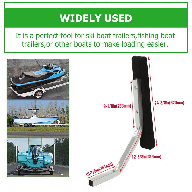 Universal Boat Trailer Bunk Board Guide 24.4" for Ski Fishing Pontoon Boat