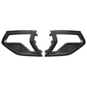 DURAFORCE Front Bumper Fog Light Lamp Grille Covers Bezel Trim for Ford Fusion 2019-2020