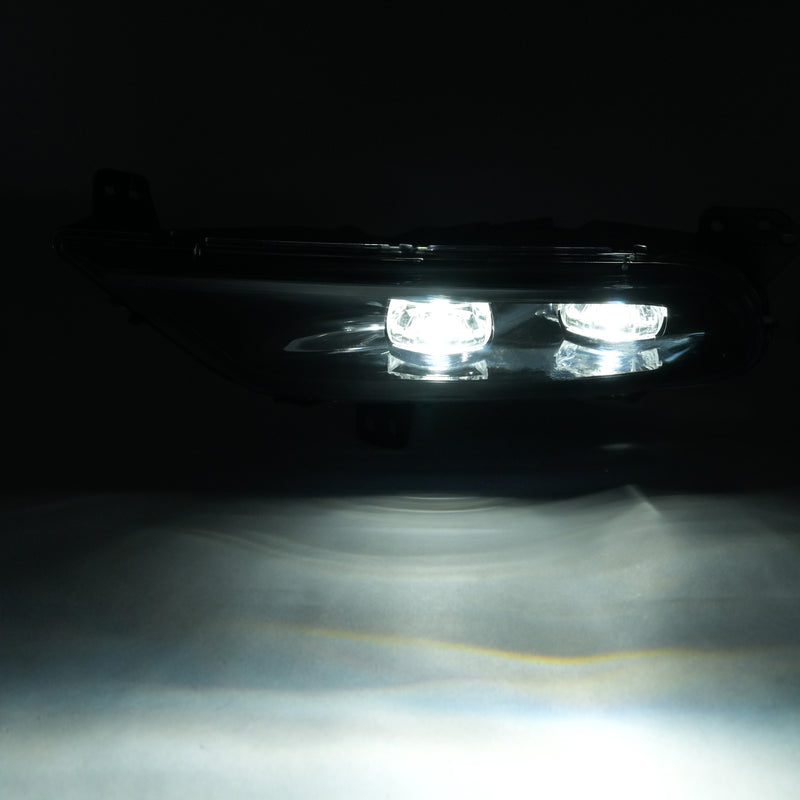 Left Driver Side LED Fog Light Bumper Lamp Clear Lens for Chrysler 300 2015-2024
