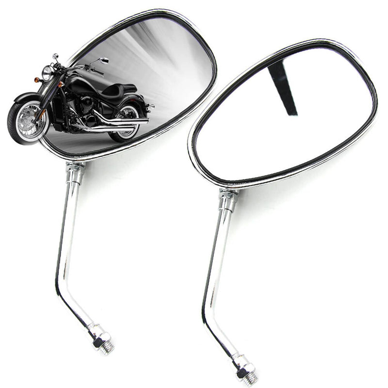Motorcycle Mirrors for Honda Shadow Spirit 750 1100 VLX600 VT600C VTX1100 Chrome