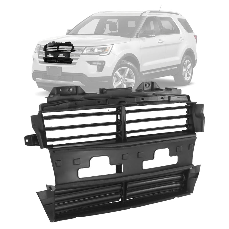 JB5Z8475A Radiator Shutter with Motor Assembly for Ford Explorer 2013-2019