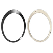 DURAFORCE Black Headlight Trims Ring Bezels Cover for Mini Cooper R55 R56 2007-2015 Pair