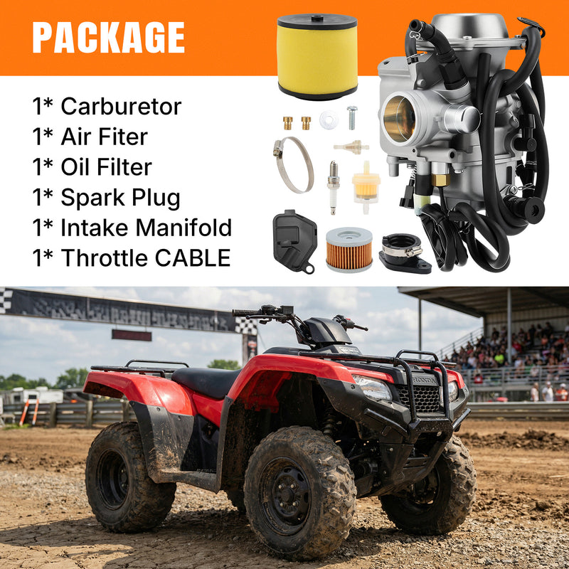 16100-HN0-A00 Carburetor Kit for Honda Rancher 350 TRX350 FE FM TE TM 00-06