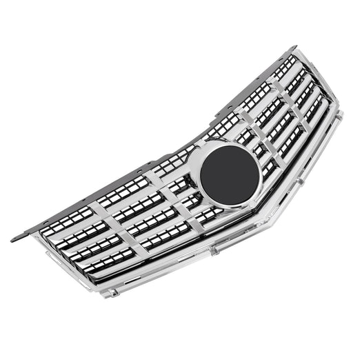 DURAFORCE Front Bumper Upper Grille Chrome Trim for Cadillac SRX 2013 2014 2015 2016
