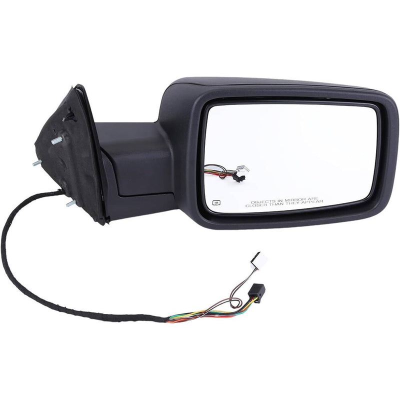Right Passenger Mirror Manual Fold Heated LED Signal for Ram 1500 2013-2019