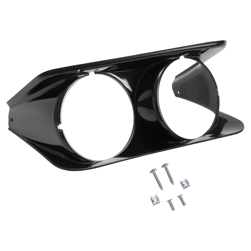 Black Headlight Bezel Trim Passenger Side RH for Chevrolet C3 Corvette 1968-1982