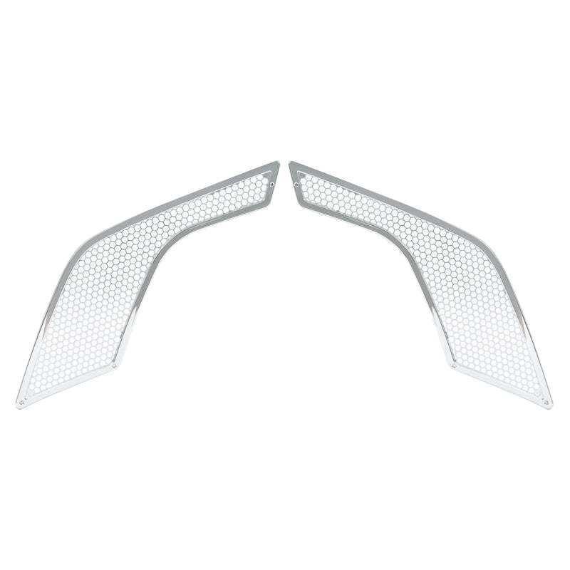 Chrome Side Grille Driver Passenger Air Intake Vent for Volvo VNL 04-17 Pair