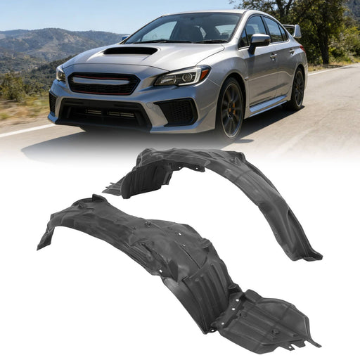 DURAFORCE Front Driver Passenger Side Inner Fender Liner for Subaru WRX STI 2015-2021