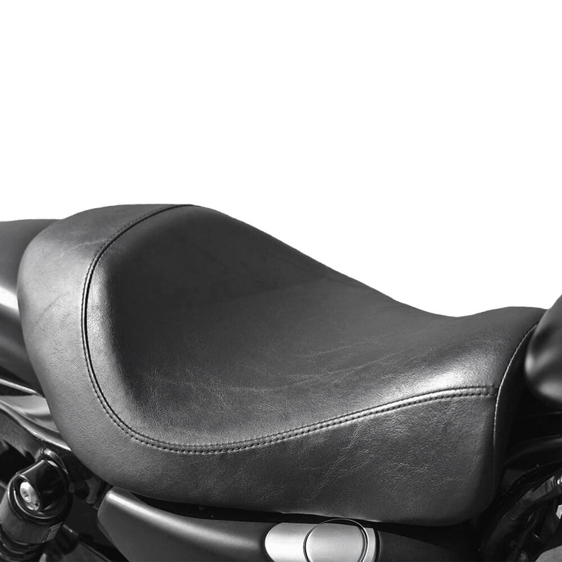 Front Rider Driver Solo Seat for Harley Sportster XL 883 1200 Custom 48 72 04-19