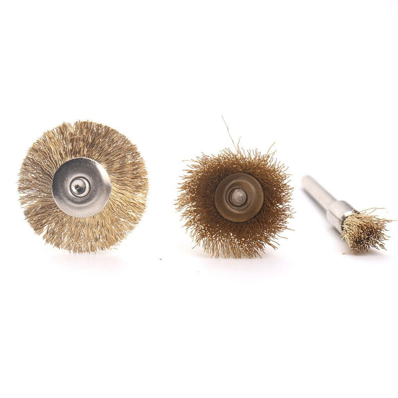 45Pcs Wire Brush Wheel Cup Pen Brush Mix Set for Dremel Rotary Tool Die Grinder