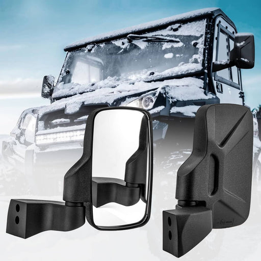 DURAFORCE Door Mounted Side Mirrors for Polaris Ranger 1000 XP1000 Crew Northstar Pro XD