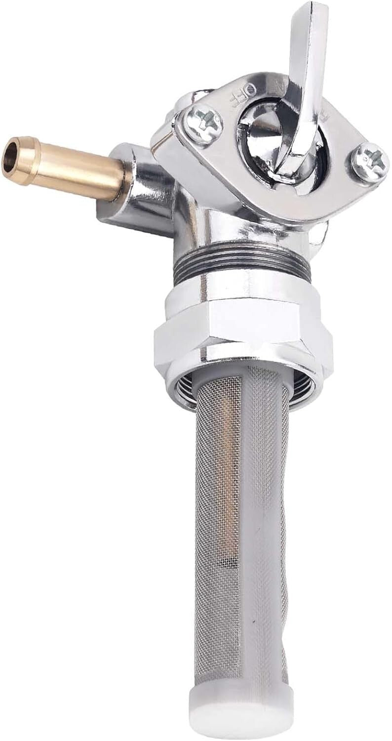 Right Spigot 22mm Gas Tank Petcock Fuel Shutoff Valve Switch for Harley 62167-81