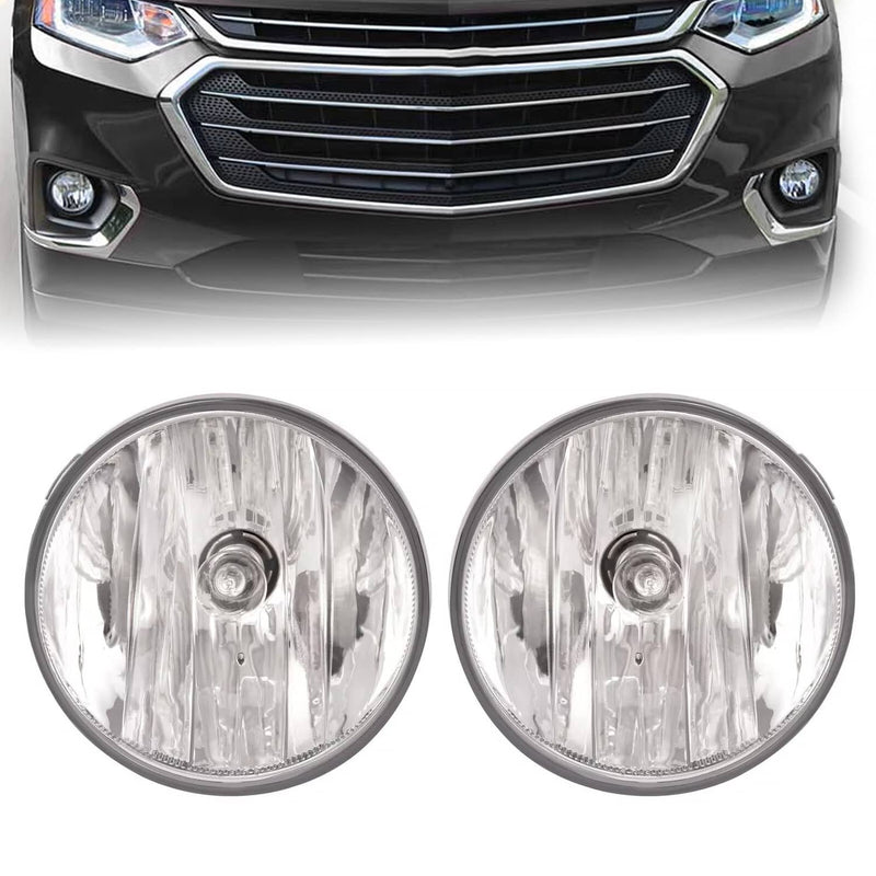 DURAFORCE Fog Lamps With Bulbs for Chevrolet Traverse 2018-2021 Spark 2016-2022 Pair