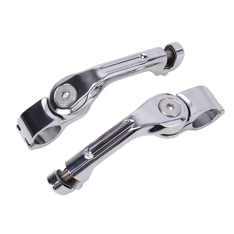1.25" 32mm Engine Guard Bar Highway Foot Pegs For Harley Touring Motorcycle
